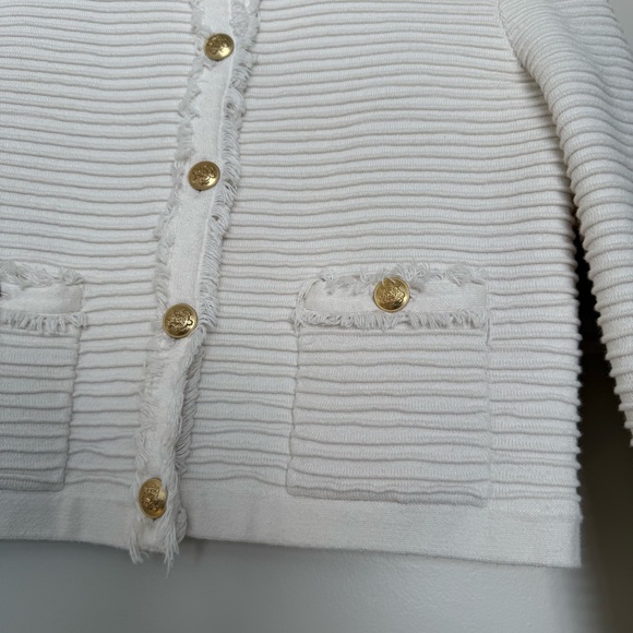 J.Crew Emilie Sweater Lady Jacket in Textured Cotton Blend - Picture 7 of 8